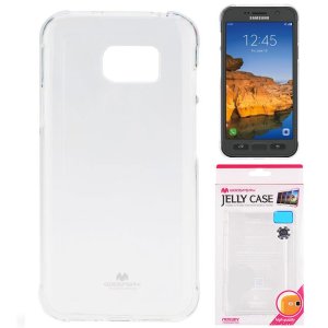 CUSTODIA GEL TPU SILICONE TRASPARENTE per SAMSUNG SM-G891 GALAXY S7 ACTIVE ALTA QUALITA' MERCURY BLISTER