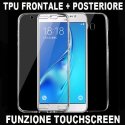 CUSTODIA per SAMSUNG SM-J710F GALAXY J7 2016 IN GEL TPU SILICONE FRONTALE + POSTERIORE ULTRA SLIM 0,3mm TRASPARENTE