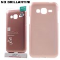 CUSTODIA GEL TPU SILICONE per SAMSUNG SM-J320 GALAXY J3 2016 COLORE ROSA ORO ALTA QUALITA' MERCURY I-JELLY (NO BRILLANTINI)