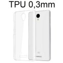 CUSTODIA GEL TPU SILICONE ULTRA SLIM TRASPARENTE 0,3mm per XIAOMI REDMI NOTE 2, REDMI NOTE 2 PRIME