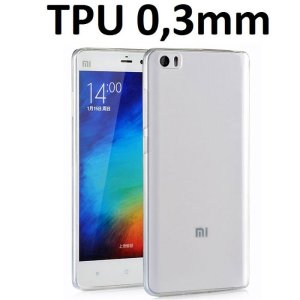 CUSTODIA GEL TPU SILICONE ULTRA SLIM TRASPARENTE 0,3mm per XIAOMI MI NOTE - 5.7" POLLICI