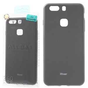 CUSTODIA per HUAWEI P9 PLUS IN GEL TPU SILICONE COLORE GRIGIO ALTA QUALITA' ROAR COLORFUL BLISTER
