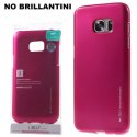 CUSTODIA per SAMSUNG SM-G935 GALAXY S7 EDGE IN GEL TPU SILICONE FUCSIA ALTA QUALITA' MERCURY I-JELLY BLISTER (NO BRILLANTINI)