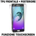 CUSTODIA per SAMSUNG SM-A310 GALAXY A3 (2016) IN GEL TPU SILICONE FRONTALE + POSTERIORE ULTRA SLIM 0,3mm TRASPARENTE