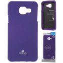 CUSTODIA per SAMSUNG SM-A310 GALAXY A3 (2016) IN GEL TPU SILICONE COLORE VIOLA LUCIDO CON GLITTER ALTA QUALITA' MERCURY