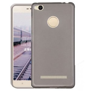 CUSTODIA per XIAOMI REDMI 3 PRO, REDMI 3S, REDMI 3X, REDMI 3S PRIME IN GEL TPU SILICONE COLORE NERO TRASPARENTE