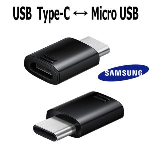 ADATTATORE ORIGINALE SAMSUNG EE-GN930BBEGWW DA TYPE-C A MICRO USB COLORE NERO BULK SEGUE COMPATIBILITA'..