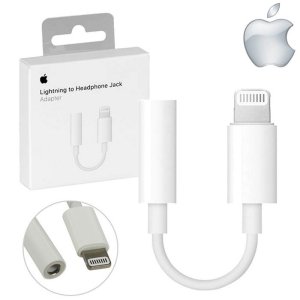 CAVO ADATTATORE ORIGINALE APPLE MMX62ZM/A DA LIGHTNING A JACK 3,5mm COLORE BIANCO BLISTER