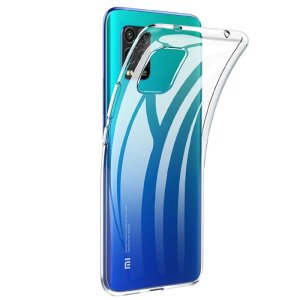CUSTODIA per XIAOMI MI 10 LITE (5G) - IN GEL TPU SILICONE TRASPARENTE