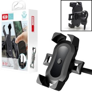SUPPORTO BICI UNIVERSALE CON FISSAGGIO TUBOLARE, ROTAZIONE 360° E APERTURA DA 60 A 90mm COLORE NERO XO C51 BLISTER
