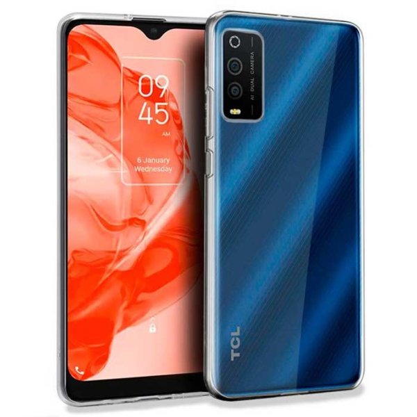 CUSTODIA per TCL 205 - IN GEL TPU SILICONE TRASPARENTE