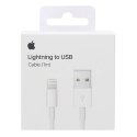 CAVO USB LIGHTNING ORIGINALE APPLE MXLY2ZM/A - LUNGHEZZA 1 MT COLORE BIANCO BLISTER