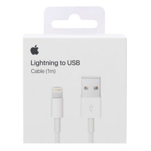 CAVO USB LIGHTNING ORIGINALE APPLE MXLY2ZM/A - LUNGHEZZA 1 MT COLORE BIANCO BLISTER