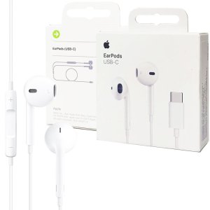 AURICOLARE STEREO EARPODS con CONNETTORE TYPE-C - TASTO DI RISPOSTA/CONTROLLO VOLUME COLORE BIANCO APPLE MTJY3ZM/A BLISTER
