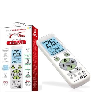 TELECOMANDO UNIVERSALE per CLIMATIZZATORI CON OLTRE 4000 CODICI DISPONIBILI, GRANDE DISPLAY RETROILLUMINATO E TIMER ON/OFF 42534