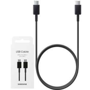 CAVO TYPE-C / TYPE-C ORIGINALE SAMSUNG EP-DA705BBEGWW - LUNGHEZZA 1 MT COLORE NERO BLISTER