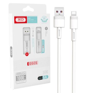 CAVO USB TYPE-C QUICK CHARGE (OUTPUT MAX 5A) - LUNGHEZZA 1 MT COLORE BIANCO XO NB-Q166 BLISTER