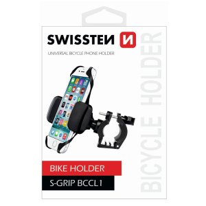 SUPPORTO BICI CON FISSAGGIO TUBOLARE E ROTAZIONE 360° PER DISPOSITIVI DA 3.5" A 6.0" COLORE NERO SWISSTEN BLISTER