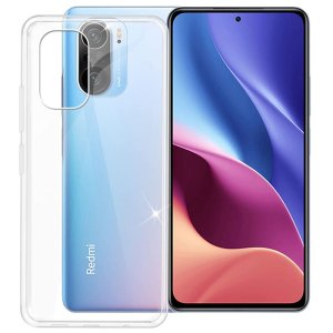 CUSTODIA per XIAOMI REDMI K40, K40 PRO, MI 11i, POCO F3, POCO F3 PRO IN GEL TPU SILICONE TRASPARENTE