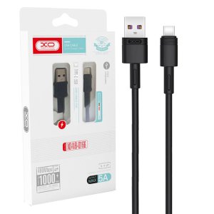 CAVO USB TYPE-C QUICK CHARGE (OUTPUT MAX 5A) - LUNGHEZZA 1 MT COLORE NERO XO NB-Q166 BLISTER