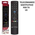 TELECOMANDO UNIVERSALE SOSTITUTIVO per TV LG PRONTO ALL'USO 01718 JOLLY LINE BY GBS COLORE NERO MADEFORYOU BLISTER