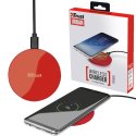 TRAVEL CASA WIRELESS 5W COMPATIBILE CON TUTTI I DISPOSITIVI DOTATI DI TECNOLOGIA QI COLORE ROSSO TRUST BLISTER