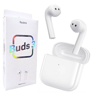 AURICOLARI BLUETOOTH 5.2 XIAOMI REDMI BUDS 3 CON RIDUZIONE DEL RUMORE CON DOPPIO MICROFONO PER LE CHIAMATE BIANCO