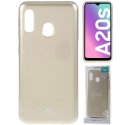 CUSTODIA per SAMSUNG GALAXY A20s (SM-A207F) IN GEL TPU SILICONE COLORE ORO LUCIDO ALTA QUALITA' MERCURY BLISTER