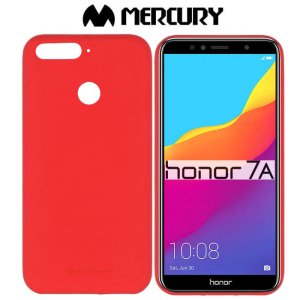 CUSTODIA per HUAWEI HONOR 7A, Y6 PRIME 2018 IN GEL TPU SILICONE COLORE ROSSO ALTA QUALITA' MERCURY SOFT BLISTER