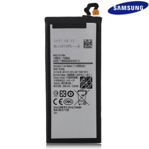 BATTERIA ORIGINALE per SAMSUNG SM-J730 GALAXY J7 (2017) CON FLAT - 3600 mAh LI-ION EB-BJ730ABE BULK