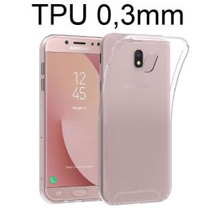 CUSTODIA per SAMSUNG SM-J730 GALAXY J7 (2017) IN GEL TPU SILICONE ULTRA SLIM 0,3mm TRASPARENTE