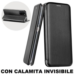 CUSTODIA per SAMSUNG NOTE 20 ULTRA (LTE/5G) - ORIZZONTALE SIMILPELLE CON CHIUSURA MAGNETICA E INTERNO IN TPU COLORE NERO