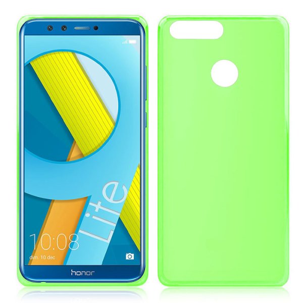 CUSTODIA per HUAWEI HONOR 9 LITE IN GEL TPU SILICONE COLORE VERDE TRASPARENTE