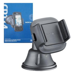 SUPPORTO AUTO ORIGINALE NOKIA CR-114 + CUSCINETTE ADESIVO PER CRUSCOTTO HH-20 UNIVERSALE APERTURA DA 4 A 6,5 CM BLISTER