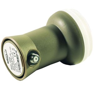 ILLUMINATORE LNB 0.3 DB SINGOLA USCITA COLORE GRIGIO LNB500 DIGIQUEST BLISTER