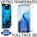 PELLICOLA per XIAOMI MI 11, MI 11 ULTRA, MI 11 PRO IN VETRO TEMPERATO FULL FACE 3D 9H 0,33mm CORNICE NERA MYSCREEN BLISTER