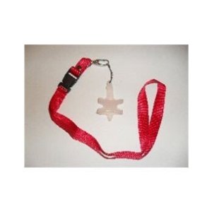 LACCIO PORTACELLULARE DA COLLO IN TESSUTO COLORE ROSSO