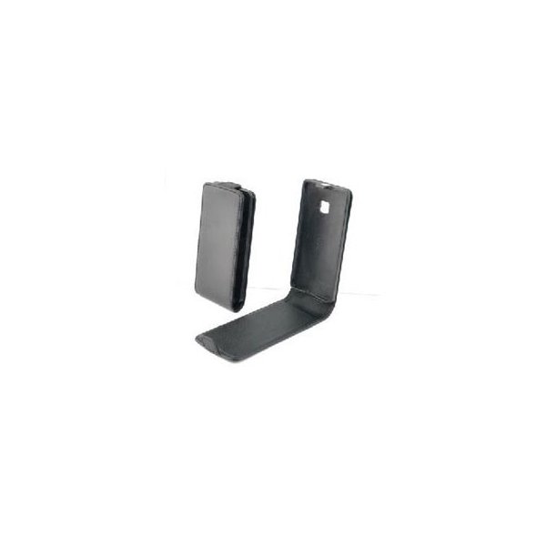 CUSTODIA VERTICALE FLIP PELLE LG GT540 COLORE NERO