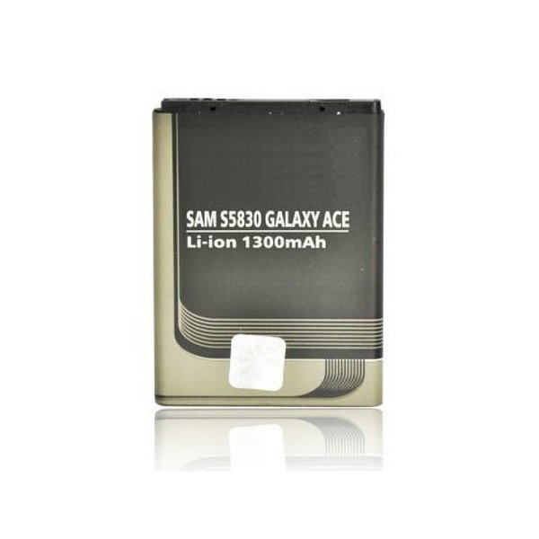 BATTERIA SAMSUNG S5830 GALAXY ACE, S5660 GALAXY GIO 1300 mAh LI-ION SEGUE COMPATIBILITA'..
