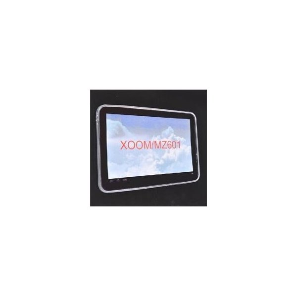 CUSTODIA GEL TPU SILICONE SEMI-RIGIDA per MOTOROLA XOOM MZ600, MZ604 COLORE BIANCO