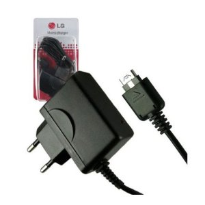 CARICATORE DA RETE 700mAh ORIGINALE per LG KG800, GB130, GB210 - COLORE NERO STA-P51ER BLISTER - SEGUE COMPATIBILITA'..