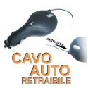 CARICATORE AUTO RETRAIBILE CON CONNETTORE MINI USB (CAR00.V3)