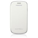 CUSTODIA FLIP ORIGINALE SAMSUNG EFC-1M7FWEGSTD COLORE BIANCO per I8190 GALAXY S3 MINI BLISTER