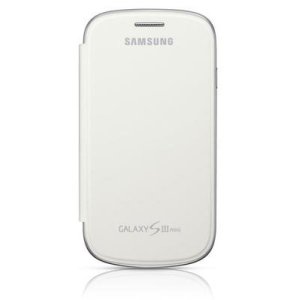 CUSTODIA FLIP ORIGINALE SAMSUNG EFC-1M7FWEGSTD COLORE BIANCO per I8190 GALAXY S3 MINI BLISTER