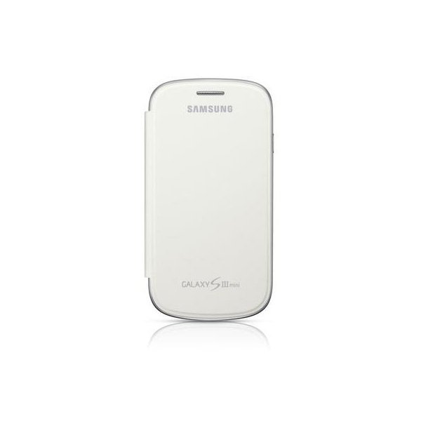 CUSTODIA FLIP ORIGINALE SAMSUNG EFC-1M7FWEGSTD COLORE BIANCO per I8190 GALAXY S3 MINI BLISTER