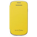 CUSTODIA FLIP ORIGINALE SAMSUNG EFC-1M7FYEGSTD COLORE GIALLO per I8190 GALAXY S3 MINI BLISTER